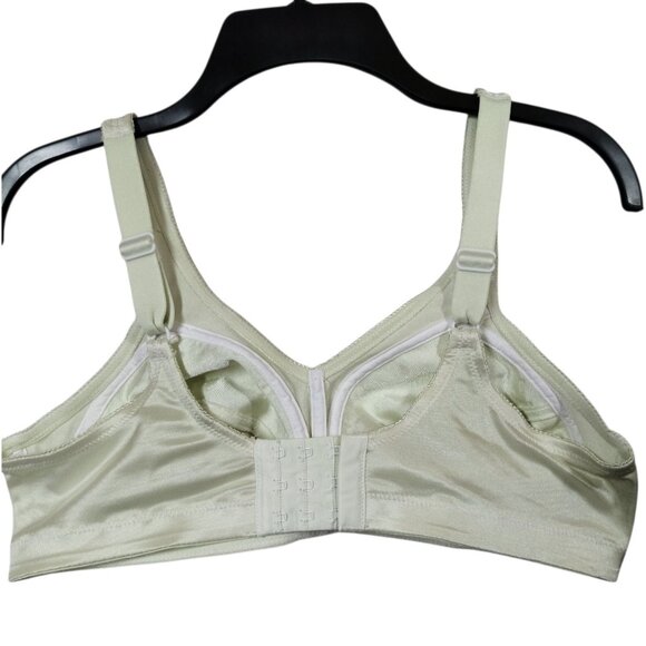 Vintage Underscore Bra 34B Full Coverage Light Green Wireless - Picture 3 of 5